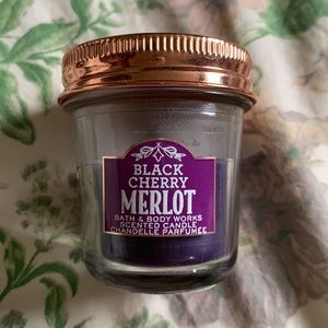 Black Cherry Merlot Bath & Body Works Single Wick Mini Candle